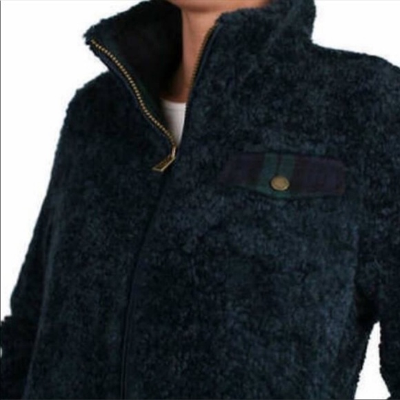 Pendleton Blue Fuzzy Zip Up Jacket XL - Picture 3 of 15